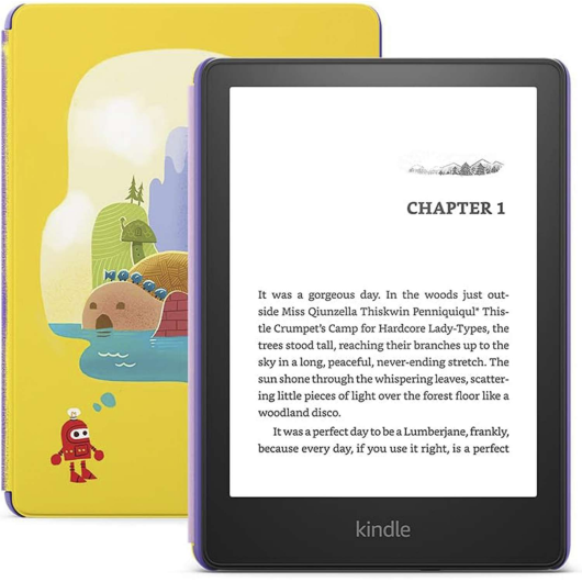 Электронная книга Amazon Kindle PaperWhite 2021 Kids Edition 8Gb Желтая