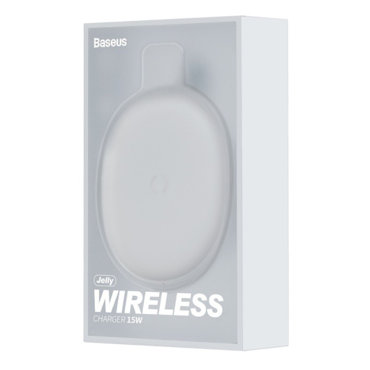 Беспроводное зарядное устройство BASEUS Jelly BS-W510, 2A, 18W, белый