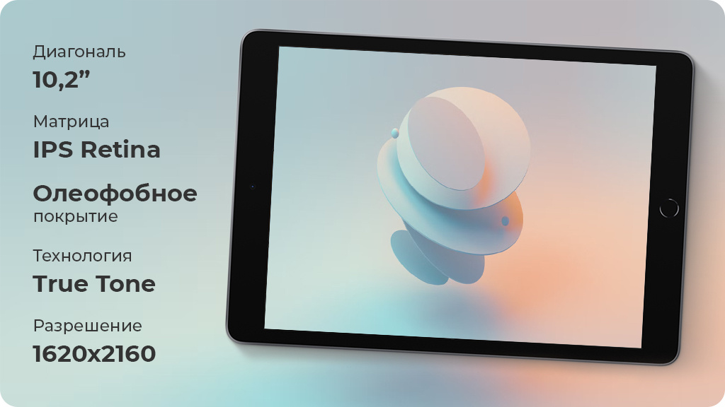 Apple iPad (2021) Wi-Fi 64Gb Серый